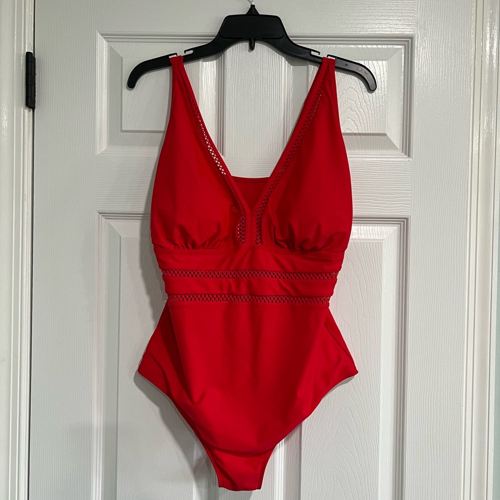 Amazon Red One-piece swimsuit